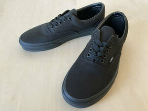 27.5cm 黒 バンズ エラ VANS ERA BLACK/BLACK US9.5/27.5cm VN000QFKBKA