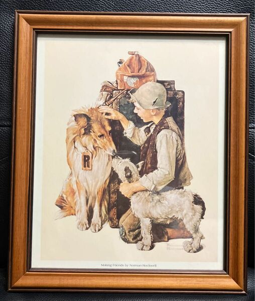 Norman Rockwell（ノーマン・ロックウェル） 美術 芸術 絵画 芸術作品犬 いぬ イヌ 少年 男の子 