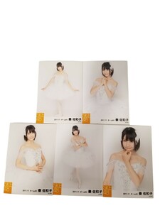 SKE48 秦佐和子 公式写真　5枚セット　　2011.11