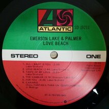 LP1478☆US/Atlantic「Emerson, Lake & Palmer / Love Beach / SD-19211」_画像4