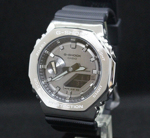 カシオ CASIO G-SHOCK デイデイト GM-2100-1AJF デジアナ グレー文字盤 メンズ腕時計 2100 Series 展示品 2019654