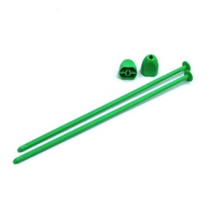 DE RACING Zip Stix Zip stick s green 5 piece set tire & wheel holder DER-ZS-G 1013262