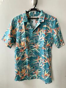 名作【美品】Pataloha パタロハ Sサイズ コットン アロハ ターコイズ Patagonia