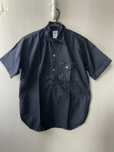  Post Overalls Post O'Alls pull over shirt oxford navy 