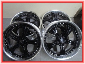 ★4本 19inch　【5H-114.3】　7.5J+47　WORK　Euroline　（ユーロライン）　リペイント品