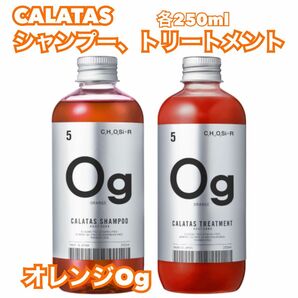 CALATASカラタス　オレンジシャンプー&トリートメント　Ogオレンジ