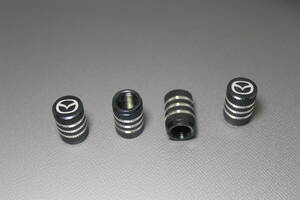  Mazda aluminium air valve cap gray new goods after market goods 