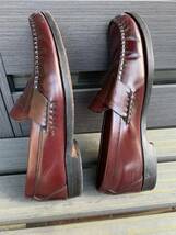 アレンエドモンズ Allen Edmonds ローファー ／ 9D ／ バーガンディ ／ アウトソールサイズ（約）：29.0×10.2㎝☆彡_画像4