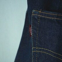 60s ビンテージ Levis リーバイス 501 E Aタイプ ビッグE ウエストシングル 初期 32/33 真っ紺 ミントコンディション_画像9