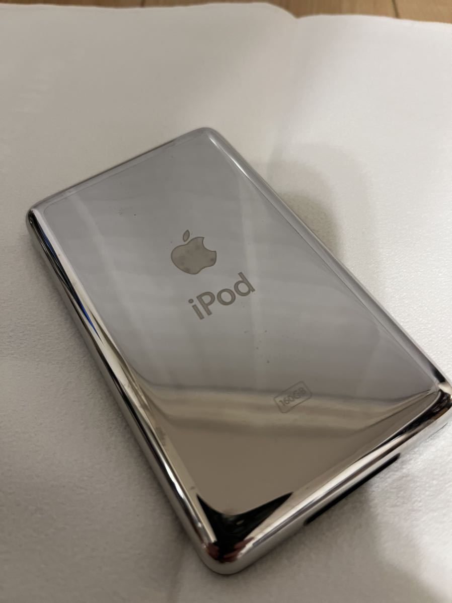送料無料】iPod classic 160GB Black 第6世代ブラック美品ケース付き 