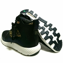 未使用/Timberland/ティンバーランド/FLYROAM/FABRIC&leather/CHUKKA/BOOTS/スニーカー/US9=27.0cm/black×gold_画像2