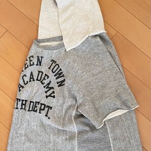 プリント フーディー 5分袖 スウェット ゴートゥーハリウッド 02