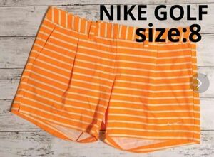 ナイキゴルフ　レディース　ゴルフ　ショートパンツ　サイズ８　NIKEGOLF　大きいサイズ