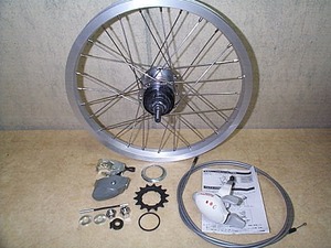 *** small wheel bike 16 -inch tire for Inter 3 change speed kit attaching wheel folding bicycle etc. how about??