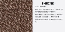 本革巾着バック グレー 大人レザーHashimoto 匠の技 日本製 レザー ジャケットスタイル ラフなデニムスタイルにも 送料無料_画像7