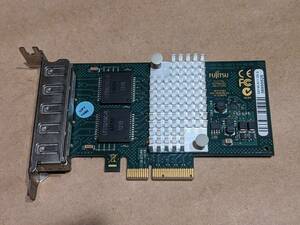 中古 美品 動作確認済 富士通 FUJITSU D2745-A11 GS3 Quad Port 1GbE ネットワークカード 送料無料