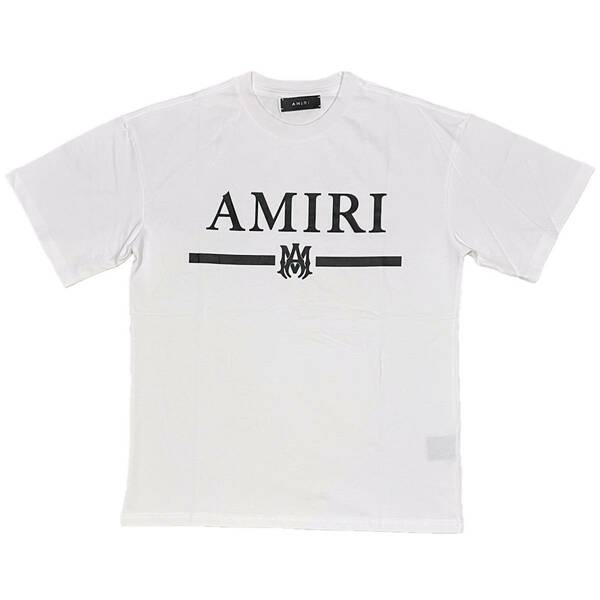 [並行輸入品] AMIRI アミリ M.A. Bar S/S T shirt MAバー 半袖 Tシャツ (ホワイト) (S)