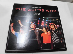 （2枚組）輸入盤LP THE GUESS WHO/THE BEST OF THE GUESS WHO LIVE !