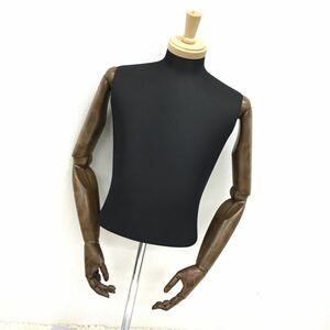 ReBodyPE トルソー メンズ 布張り 樹脂製腕付き 着脱 バストサイズ 約93cm 金属ポール スタンド 日本製