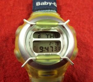 GS5D9)* work properly wristwatch free shipping ( outside fixed form )*CASIO Casio BABY-G G shock series *BG-380 Hawaii * hibiscus. belt . refreshing.!