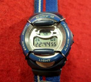 GS409)* work properly wristwatch *CASIO Casio BABY-G G shock series *BG-390 blue 