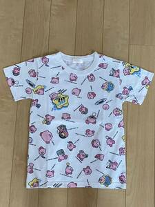 【130cm】★ バンダイ 星のカービィ 30th記念 ジュニア キッズ カービィ 半袖Tシャツ★