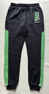 MINECRAFT мой n craft джерси тренировочные штаны 12~13 лет Британия размер ( полный размер .. проверка ) чёрный × желтый зеленый линия 