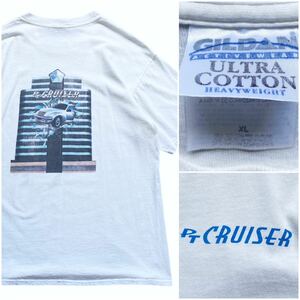 カナダ製 90's Chrysler クライスラー PT CRUISER クルーザー ヴィンテージ Tシャツ ホワイト 白 XL サイズ 車 クラシックカー アメ車 外車