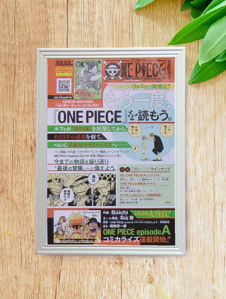 2038,ワンピース『もう一度 ONE PIECE を読もう』イラストボード,ポスター,アクリル,スタンド,ポストカード,Japan,切抜き,現品限り,正規品