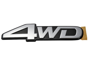 【トヨタ純正】 4WD リア エンブレム 75431-60050 ランクル80 ランドクルーザー 80系 HZJ81V HDJ81V 平成2年1月～平成9年12月