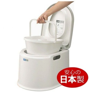★介護用トイレに アウトドアでも使える軽量 ★　ポータブルトイレ 簡易トイレ 日本製 簡易トイレ ポータブルトイレ