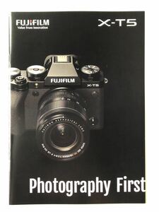 フジフィルム　X-T5 デジタルミラーレス一眼カメラ カタログ 2022年11月 パンフレット FUJIFILM