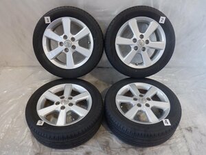 ☆21年製 バリ山 アイシス☆ 5H 114.3 6.5JJ +45 16インチ トヨタ純正 アルミホイール タイヤ 205/55R16 BRIDGESTONE REGNO GRVⅡ 4本