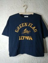 to6755　niko and ...　ニコアンド　半袖　tシャツ　IOWA　バイカー　人気　ビンテージデザイン_画像1