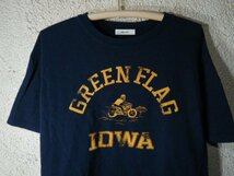 to6755　niko and ...　ニコアンド　半袖　tシャツ　IOWA　バイカー　人気　ビンテージデザイン_画像2