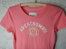 to6751　Abercrombie & Fitch　アバクロ　フィッチ　レディース　半袖　tシャツ　人気　送料格安_画像2