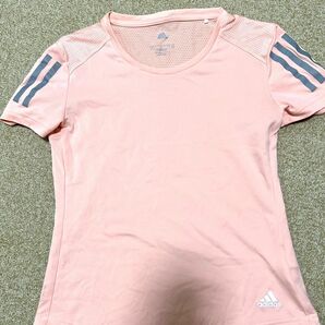 adidas 半袖　Tシャツ　S ピンク　スポーツウェア