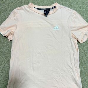 【美品】adidas Tシャツ S 半袖　ピンク