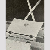 フランス 1949 HERMES エルメス タイプライター 馬具 乗馬 列車 旅行 狩猟 バッグ 鞄 トランク ポスター デザイン 雑誌 広告 アンティーク_画像4