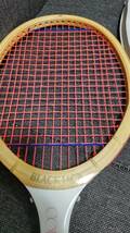 中古　木製テニスラケット　ビンテージ　ミズノ　BLACLJACK collece　昭和レトロ　　_画像5