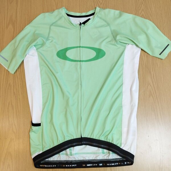 【定価9900円 FOA400596 オークリー】(L 緑)サイクルウェア ICON JERSEY 2.0