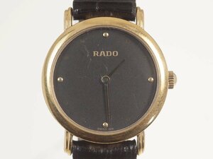 【RADO】ラドー 204.3591.2 黒文字盤 クォーツ レディース 腕時計【中古品】