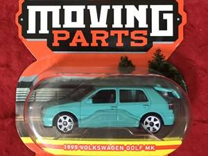 即決 マッチボックス 荷物有 1995 VOLKSWAGEN GOLF MK 薄緑 MATCHBOX フォルクスワーゲン ゴルフ ムービングパーツ MOVING PARTS 未開封