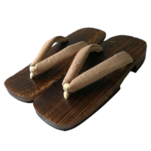  men's geta yukata geta man geta 26.5-27.5cm correspondence free size simple beige . geta flax 