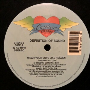 Definition Of Sound / Wear Your Love Like Heaven