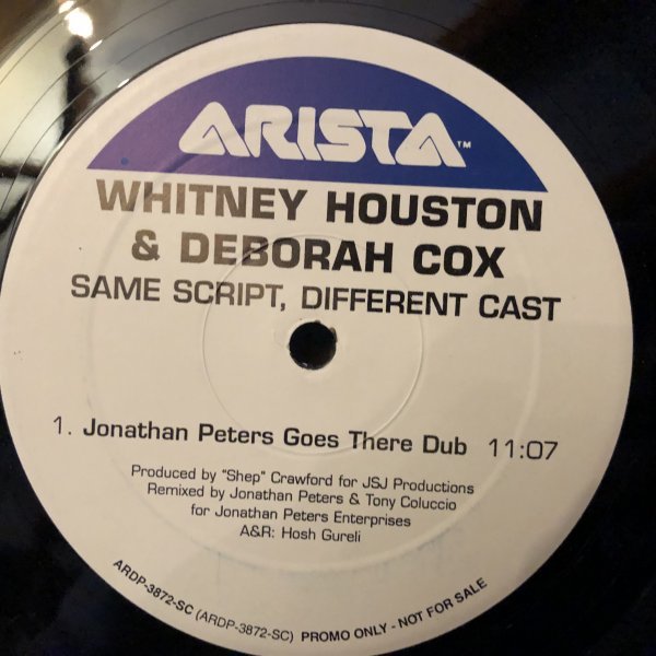 Whitney Houston & Deborah Cox / Same Script， Different Cast