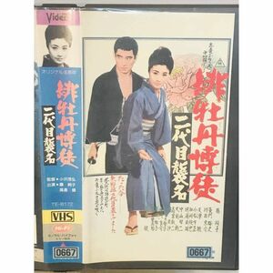 VHS緋牡丹博徒 二代目襲名 出演:藤純子 高倉健 長門裕之 監督:小沢茂弘 俳優 男性