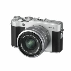 FUJIFILM ミラーレス一眼カメラ X-A5レンズキット シルバー X-A5LK-S