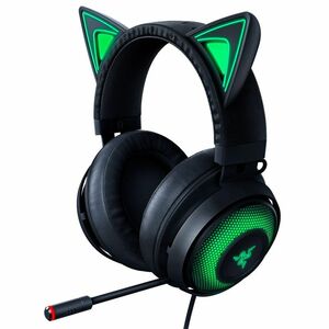 Razer Kraken Kitty Black ゲーミングヘッドセット USB THX7.1 ネコミミ Chroma ノイズキャンセリング