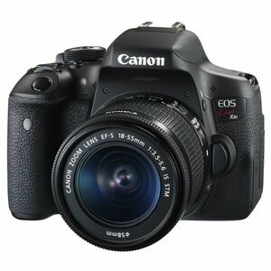 Canon digital single‐lens reflex camera EOS Kiss X8i lens kit EF-S18-55mm F3.5-5.6 IS STM attached K